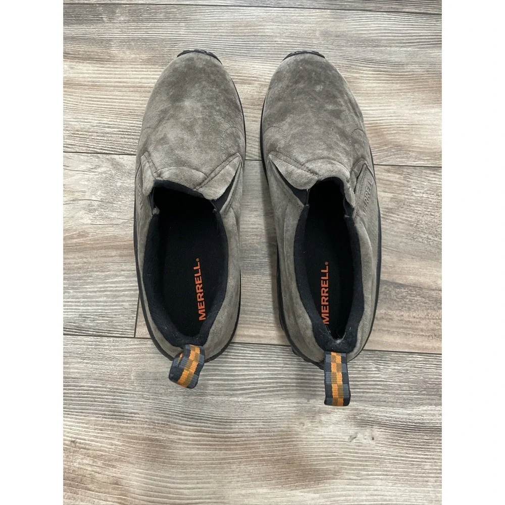 Merrell Men Jungle Moc Slip On Suede Hiking Shoes Brown J63787W Size 10